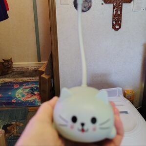 Cute Blue Cat LED Desk Lamp